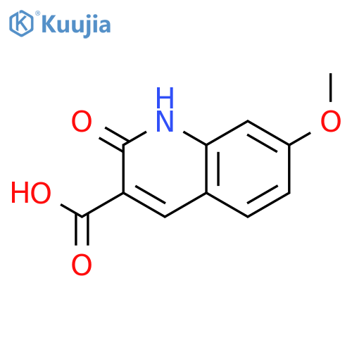 7-methoxy-2-oxo-1H-quinoline-3-carboxylic Acid structure