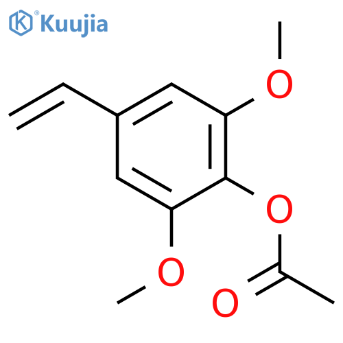 4-Acetoxy-3,5-dimethoxystyrene structure