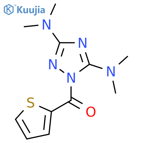 [3,5-BIS(DIMETHYLAMINO)-1H-1,2,4-TRIAZOL-1-YL](2-THIENYL)METHANONE structure