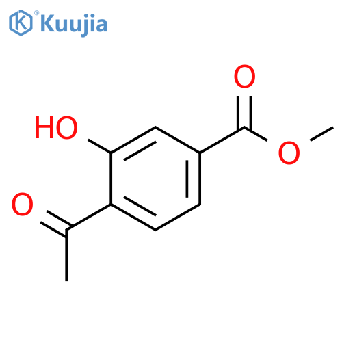 Methyl 4-Acetyl-3-hydroxybenzoate structure