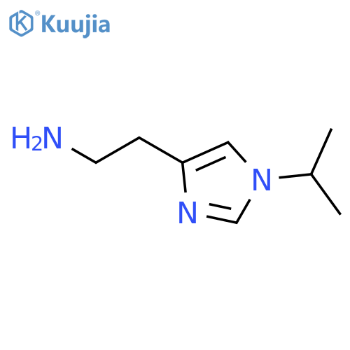 2-(1-Isopropyl-1H-imidazol-4-yl)ethanamine structure
