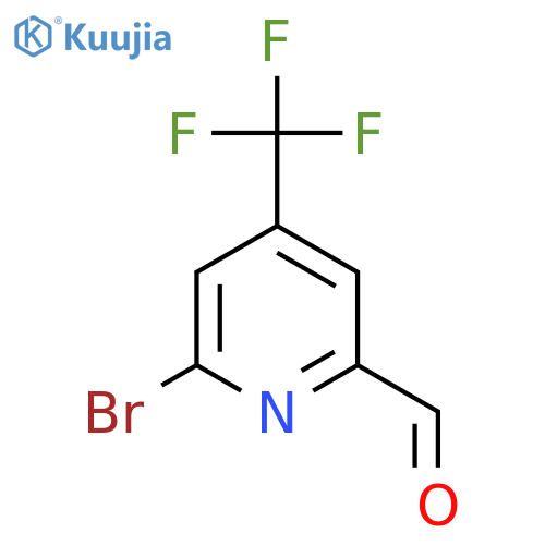 6-bromo-4-(trifluoromethyl)pyridine-2-carbaldehyde structure
