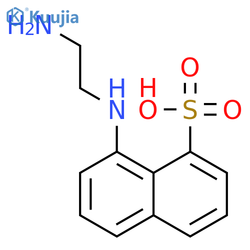 N-(Aminoethyl)-8-naphthylamine-1-sulfonic Acid structure