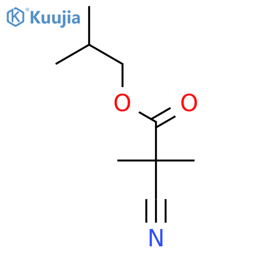 PROPANOIC ACID, 2-CYANO-2-METHYL-, 2-METHYLPROPYL ESTER structure