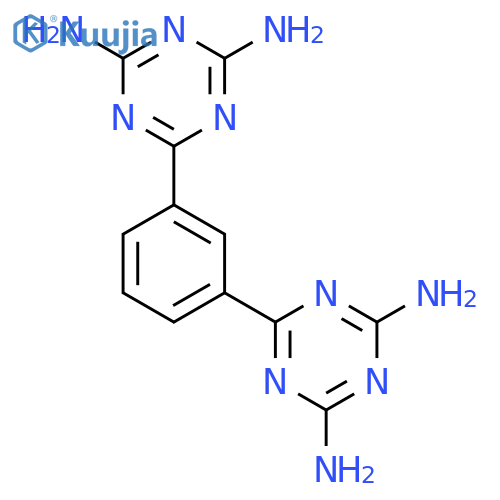 6,6'-(m-phenylene)bis(1,3,5-triazine-2,4-diamine) structure