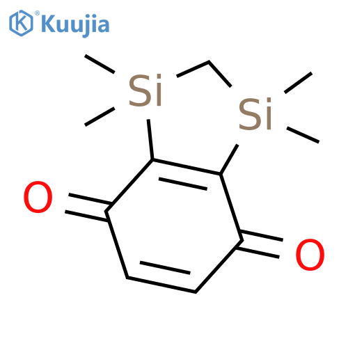1H-1,3-DISILAINDENE-4,7-DIONE, 2,3-DIHYDRO-1,1,3,3-TETRAMETHYL- structure