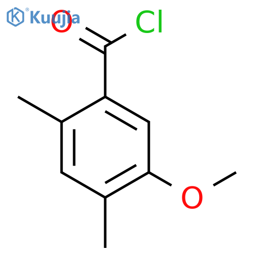 2,4-Dimethyl-5-methoxybenzoyl chloride structure