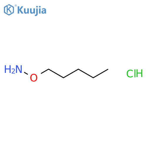 Hydroxylamine, O-pentyl-, hydrochloride structure