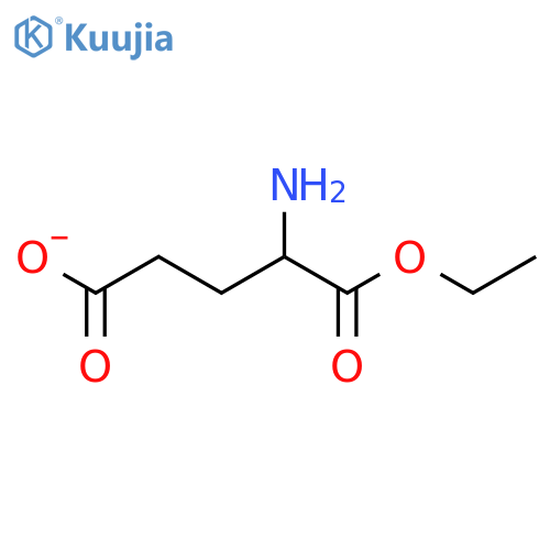(4S)-4-amino-5-ethoxy-5-oxopentanoic acid structure