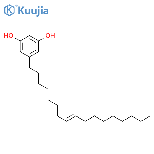 5-(Heptadec-8-en-1-yl)benzene-1,3-diol structure