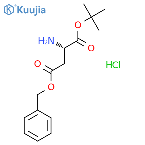 H-Asp(Obzl)-OtBu.HCl structure