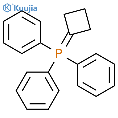 Phosphorane, cyclobutylidenetriphenyl- structure