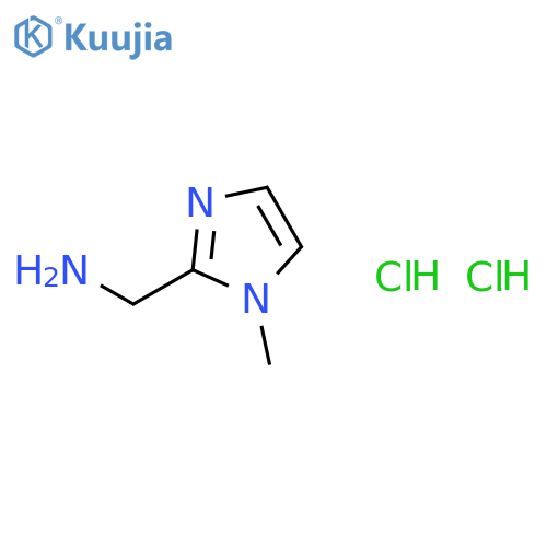 (1-methyl-1H-imidazol-2-yl)methylamine dihydrochloride structure