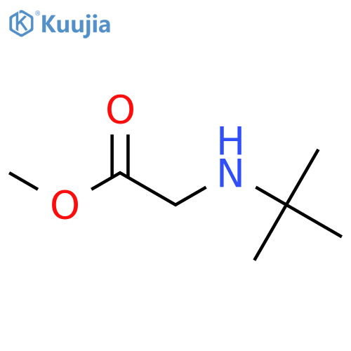 Methyl 2-(tert-butylamino)acetate structure