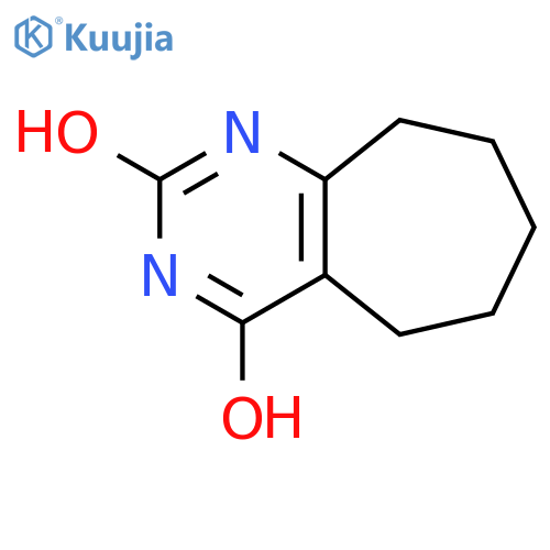 6,7,8,9-Tetrahydro-5H-cyclohepta[d]pyrimidine-2,4-diol structure