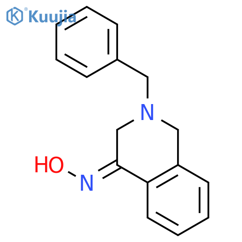N-(4E)-2-benzyl-1,2,3,4-tetrahydroisoquinolin-4-ylidenehydroxylamine structure
