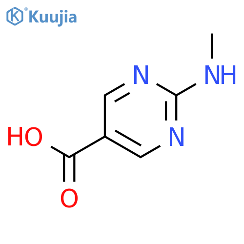 2-(Methylamino)pyrimidine-5-carboxylic acid structure