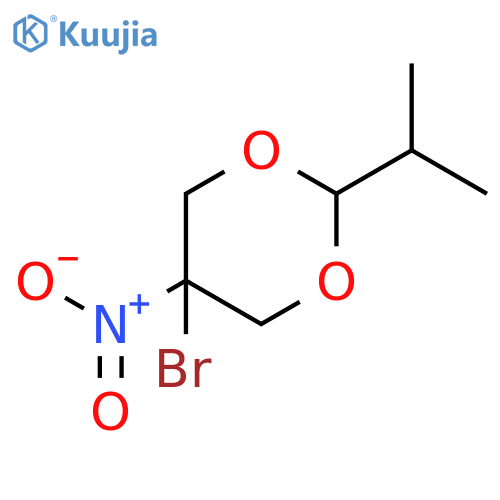1,3-DIOXANE, 5-BROMO-2-(1-METHYLETHYL)-5-NITRO- structure
