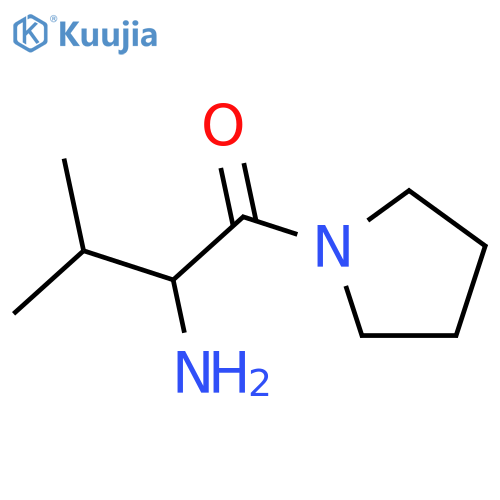 2-amino-3-methyl-1-(1-pyrrolidinyl)-1-butanone Hydrochloride (1:1 ) structure