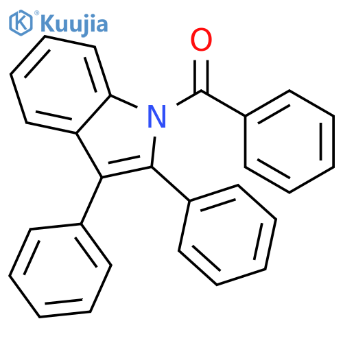 Methanone, (2,3-diphenyl-1H-indol-1-yl)phenyl- structure