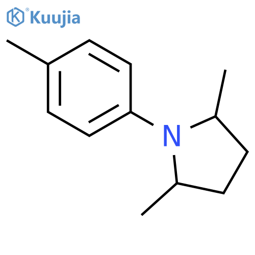 Pyrrolidine,2,5-dimethyl-1-(4-methylphenyl)- structure