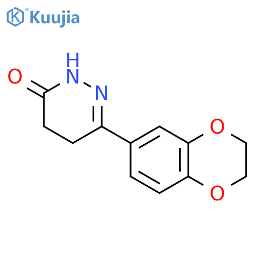 6-(2,3-Dihydro-1,4-benzodioxin-6-yl)-2,3,4,5-tetrahydropyridazin-3-one structure