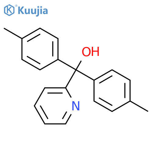 2-Pyridinemethanol, a,a-bis(4-methylphenyl)- structure