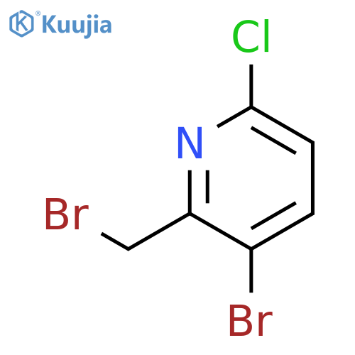 3-bromo-2-(bromomethyl)-6-chloropyridine structure