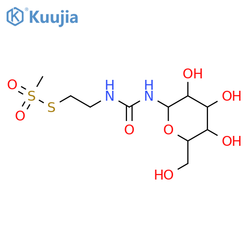 N-b-D-Galactopyranosyl-N’-(2-methanethiosulfonyl)ethylurea structure