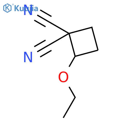 1,1-CYCLOBUTANEDICARBONITRILE, 2-ETHOXY- structure