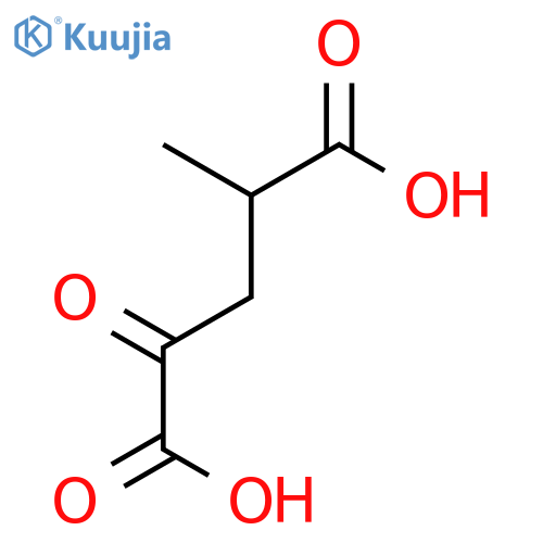 2-Methyl-4-oxopentanedioic acid structure
