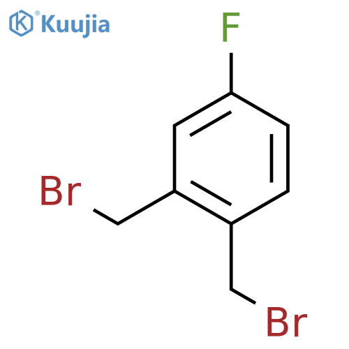 1,2-Bis(bromomethyl)-4-fluorobenzene structure