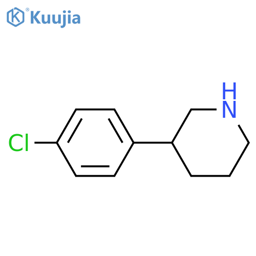 3-(4-Chlorophenyl)piperidine structure