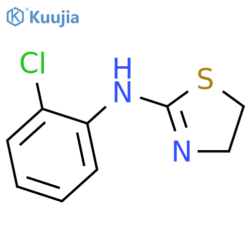 N-(2-chlorophenyl)-4,5-dihydro-1,3-thiazol-2-amine structure