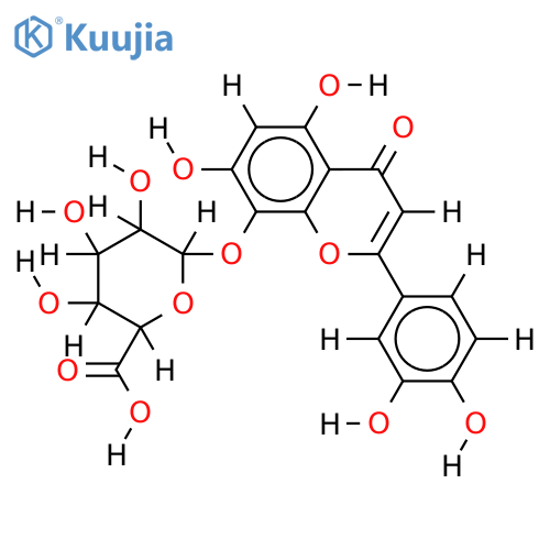 hypolaetin 8-O-beta-D-glucuronide structure