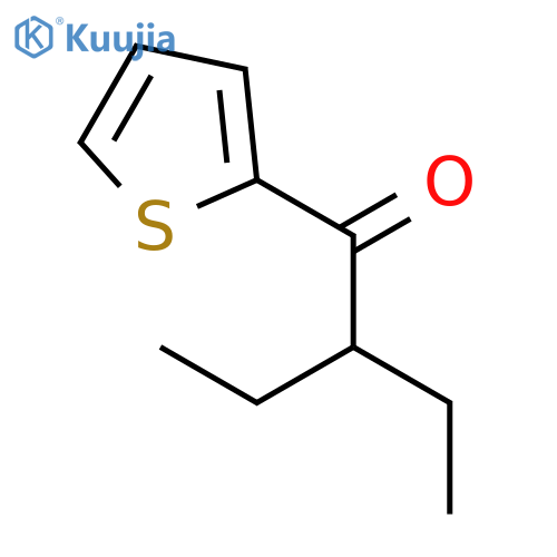 2-ethyl-1-(thiophen-2-yl)butan-1-one structure