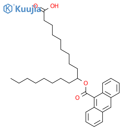 10-[(Anthracene-9-carbonyl)oxy]octadecanoic acid structure