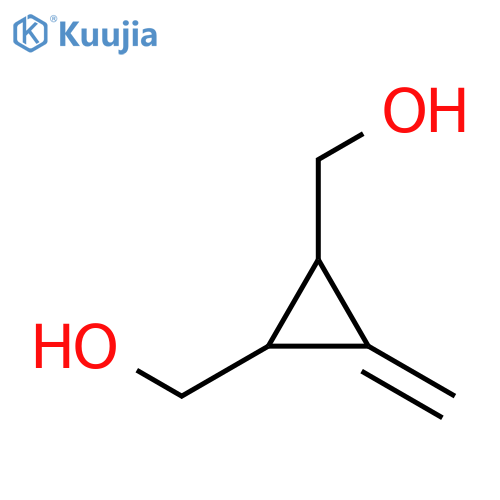 1,2-Cyclopropanedimethanol, 3-methylene-, trans- structure