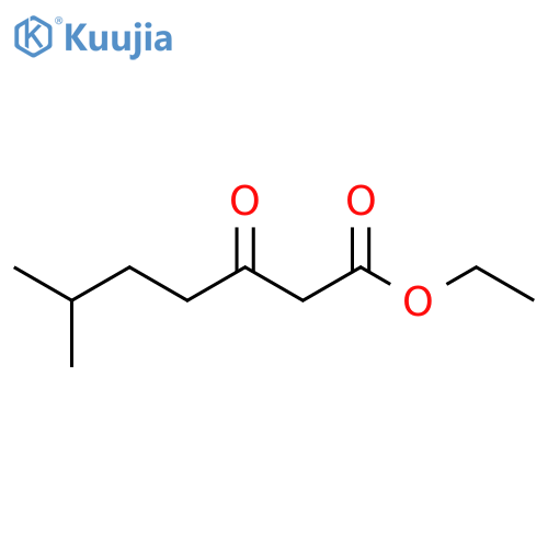 ethyl 6-methyl-3-oxoheptanoate structure
