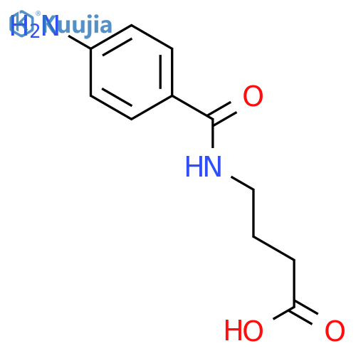4-[(4-aminobenzoyl)amino]butanoic Acid structure