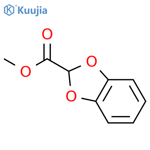 1,3-Benzodioxole-2-carboxylic acid, methyl ester structure