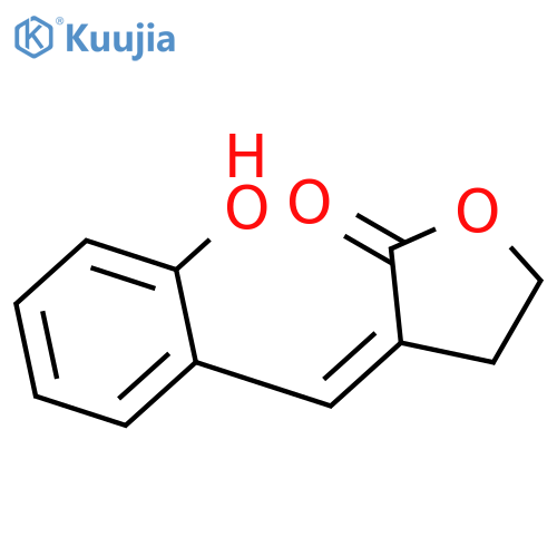2(3H)-Furanone, dihydro-3-[(2-hydroxyphenyl)methylene]-, (E)- structure