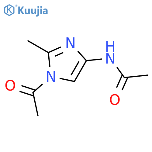 N-(1-acetyl-2-methyl-1H-imidazol-4-yl)-Acetamide structure