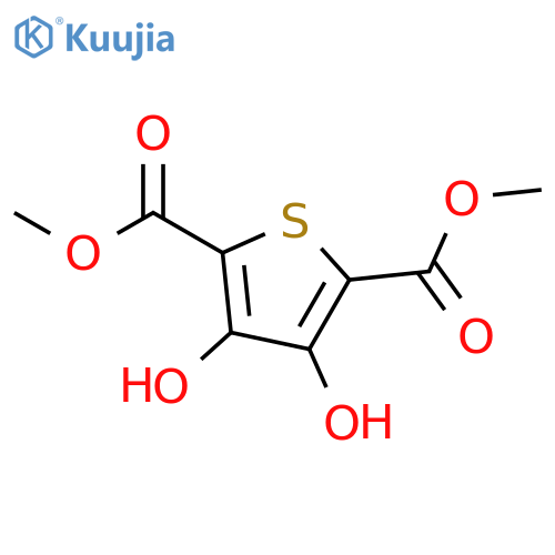 2,5-dimethyl 3,4-dihydroxythiophene-2,5-dicarboxylate structure