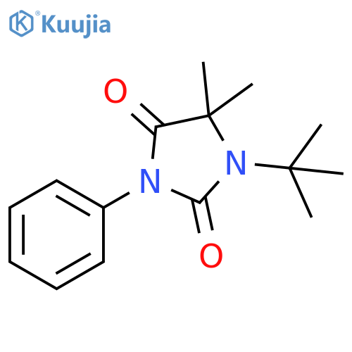 2,4-Imidazolidinedione, 1-(1,1-dimethylethyl)-5,5-dimethyl-3-phenyl- structure