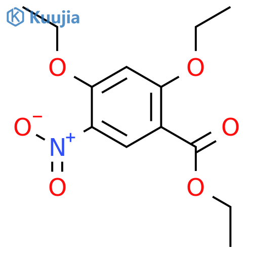 Ethyl 2,4-diethoxy-5-nitrobenzoate structure