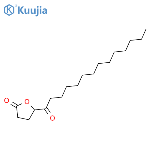 5-tetradecanoyl-dihydro-furan-2-one structure