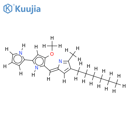 2-methyl-3-hexylprodiginine structure