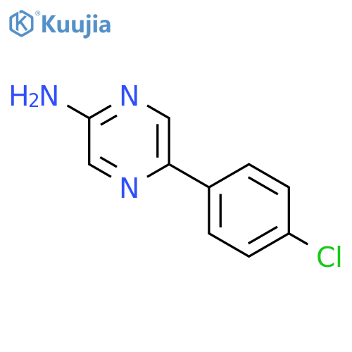 5-(4-Chlorophenyl)pyrazin-2-amine structure