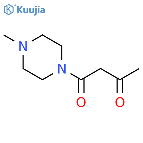 1-(4-methylpiperazin-1-yl)butane-1,3-dione structure